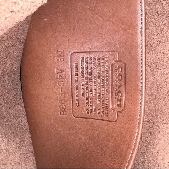 VINTAGE COACH MITCHELL BRITISH TAN
CROSSBODY BAG 9938 - Picture 6 of 13